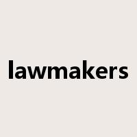 lawmakers是什么意思