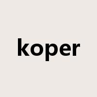 koper是什么意思