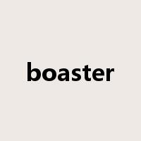 boaster是什么意思