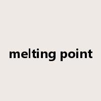 melting point是什么意思