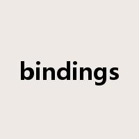 bindings是什么意思