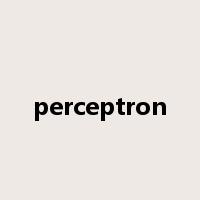 perceptron是什么意思