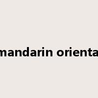 mandarin oriental是什么意思