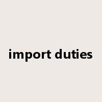import duties是什么意思