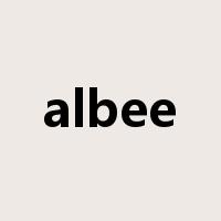 albee是什么意思