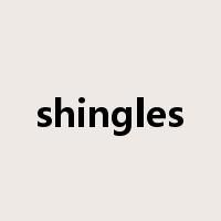 shingles是什么意思