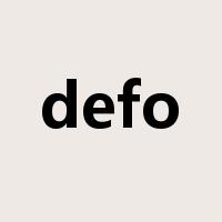 defo是什么意思