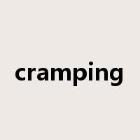 cramping是什么意思