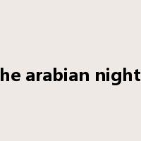 the arabian nights是什么意思