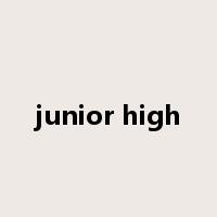junior high是什么意思