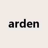 arden是什么意思
