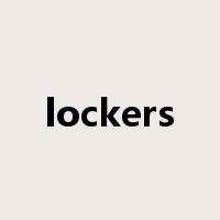 lockers是什么意思