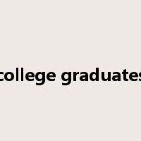 college graduates是什么意思