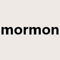 mormon是什么意思