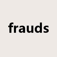 frauds是什么意思