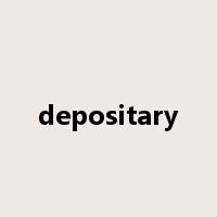 depositary是什么意思