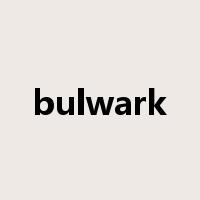 bulwark是什么意思