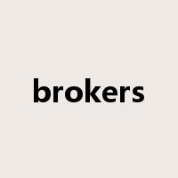 brokers是什么意思