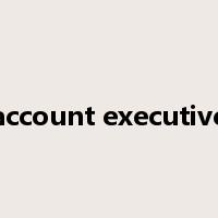 account executive是什么意思