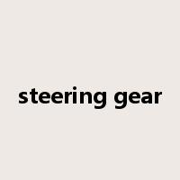 steering gear是什么意思