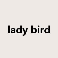 lady bird是什么意思