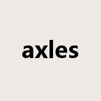axles是什么意思