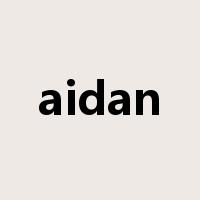 aidan是什么意思