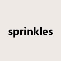 sprinkles是什么意思