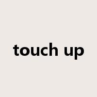 touch up是什么意思