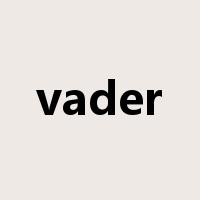 vader是什么意思