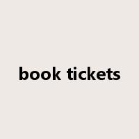 book tickets是什么意思