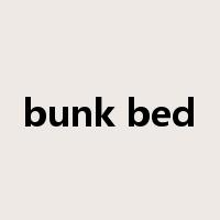 bunk bed是什么意思