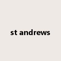 st andrews是什么意思