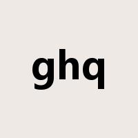 ghq是什么意思