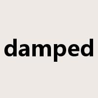 damped是什么意思