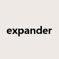 expander是什么意思