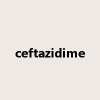 ceftazidime是什么意思