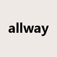 allway是什么意思