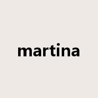 martina是什么意思