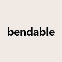 bendable是什么意思