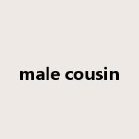 male cousin是什么意思