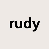rudy是什么意思