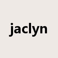 jaclyn是什么意思