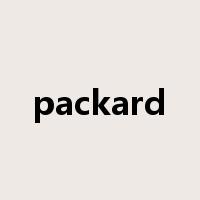 packard是什么意思
