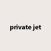 private jet是什么意思