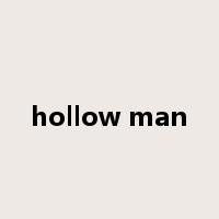 hollow man是什么意思
