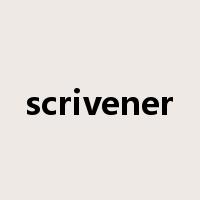 scrivener是什么意思
