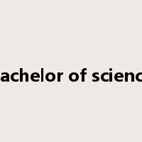 bachelor of science是什么意思