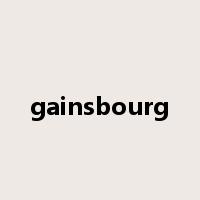gainsbourg是什么意思