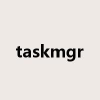 taskmgr是什么意思